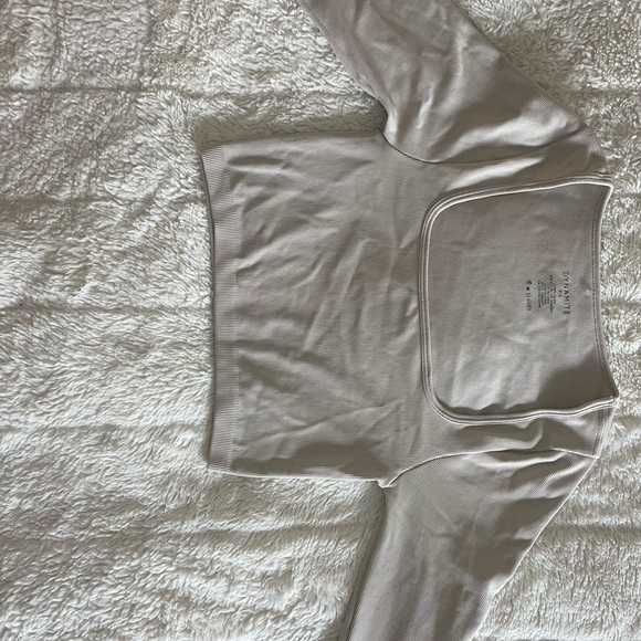 Dynamite cropped squared neck long sleeve - Picture 3 of 4